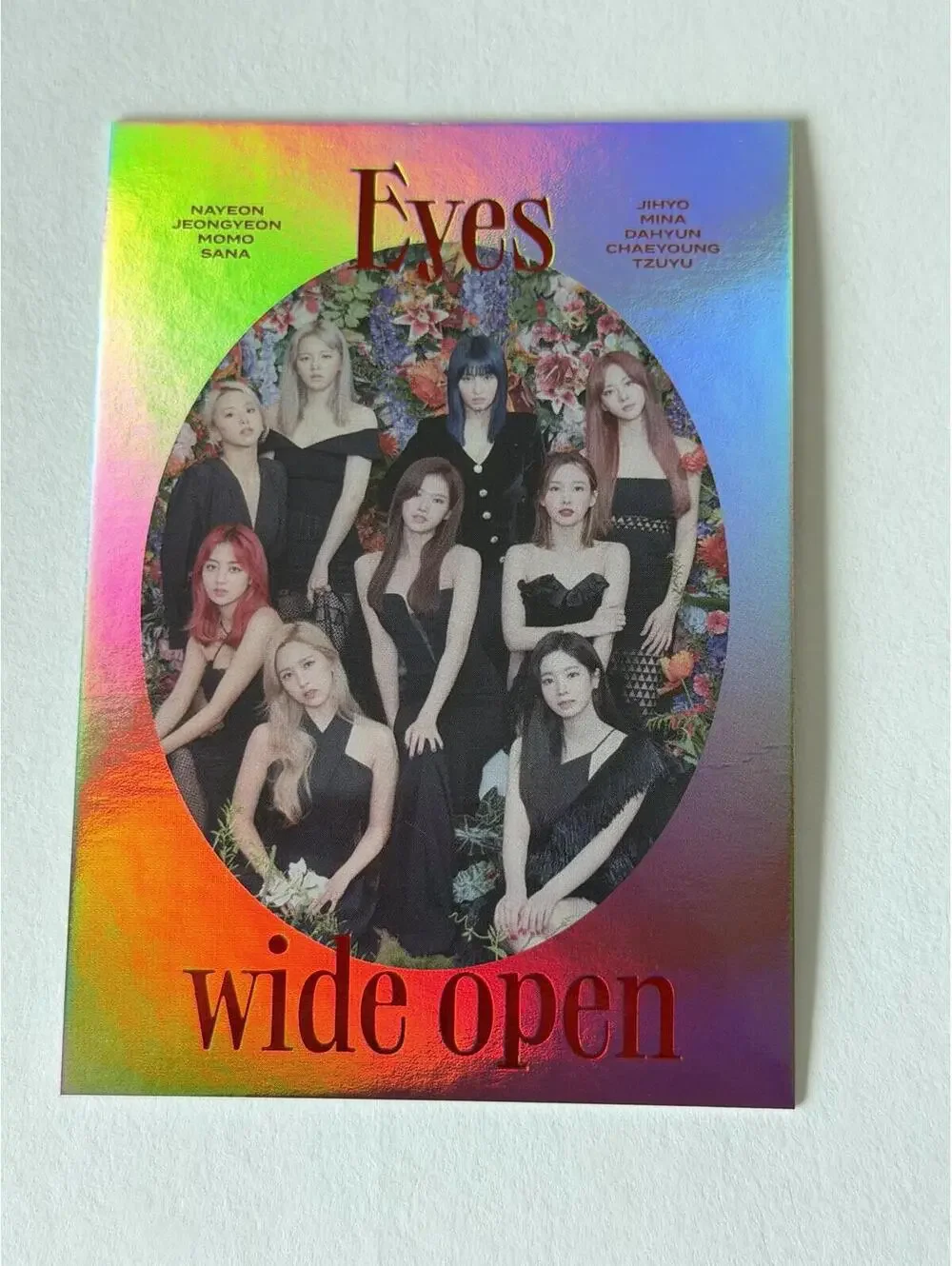 Twice EYES WIDE OPEN The Most Preorder Photocard